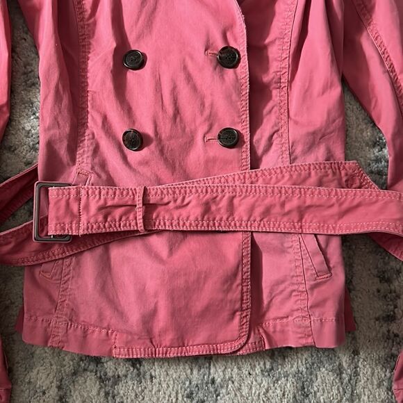 Abercrombie and fitch womens trench coat overcoat size small nwt brand new - Picture 2 of 4